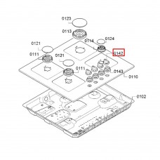 Ручка конфорки варочных панелей Bosch T26/7/9..