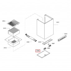 Металлический фильтр вытяжки Bosch, 303,1х190,8 мм