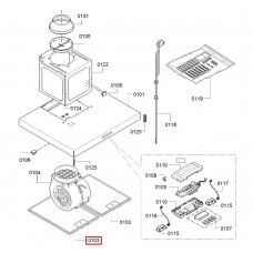 Металлический фильтр вытяжки Bosch, 378х350 мм