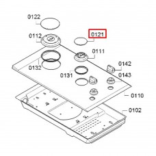 Средняя крышка конфорки варочной панели Bosch ER..