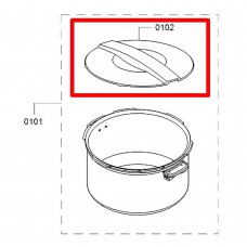 Крышка чаши мультиварки Bosch MAZ4BI