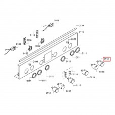 Ручка конфорки плиты Bosch HCE6.., HCE7.., HCL7..