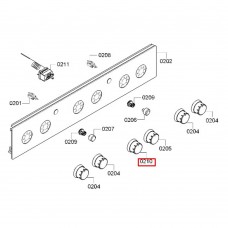 Ручка выбора температуры для плит Bosch HGG..