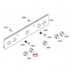Ручка конфорки плиты Bosch HGG..