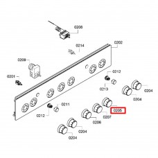 Ручка выбора температуры для плит Bosch HGG9..