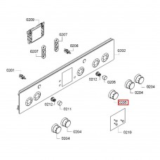 Ручка выбора температуры для плит Bosch HGG2..