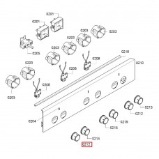 Ручка конфорки плиты Bosch HCA6.., HCA7.., HCE7..