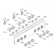 Ручка конфорки Bosch HCA62.., HCA64.., HCA74..