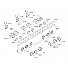 Ручка выбора температуры для плит Bosch HCA6/7..