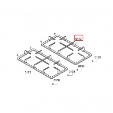 Решетка для газовой варочной панели Bosch PBH6..