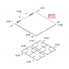 Крышка для плит Bosch HGA.., HGG.., HXA..