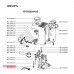 Насадка капучинатора кофеварки Krups MS-0001551