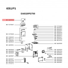 Насадка капучино кофемашины Krups MS-0A09904