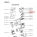 Контейнер для кофе кофемашины Krups MS-4A12708