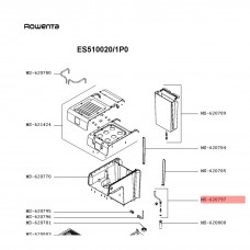 Трубка капучинатора кофеварки Rowenta MS-620797