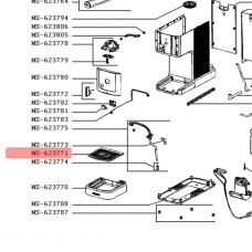 Решетка лотка для сбора капель MS-623771