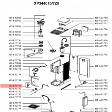 Ручка управления кофеварки Krups MS-623772