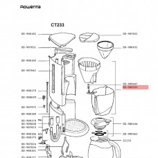 Держатель фильтра Rowenta Milano TH SS-988183