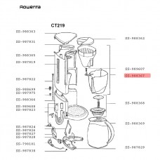 Держатель фильтра Rowenta MilanoTH SS-988367